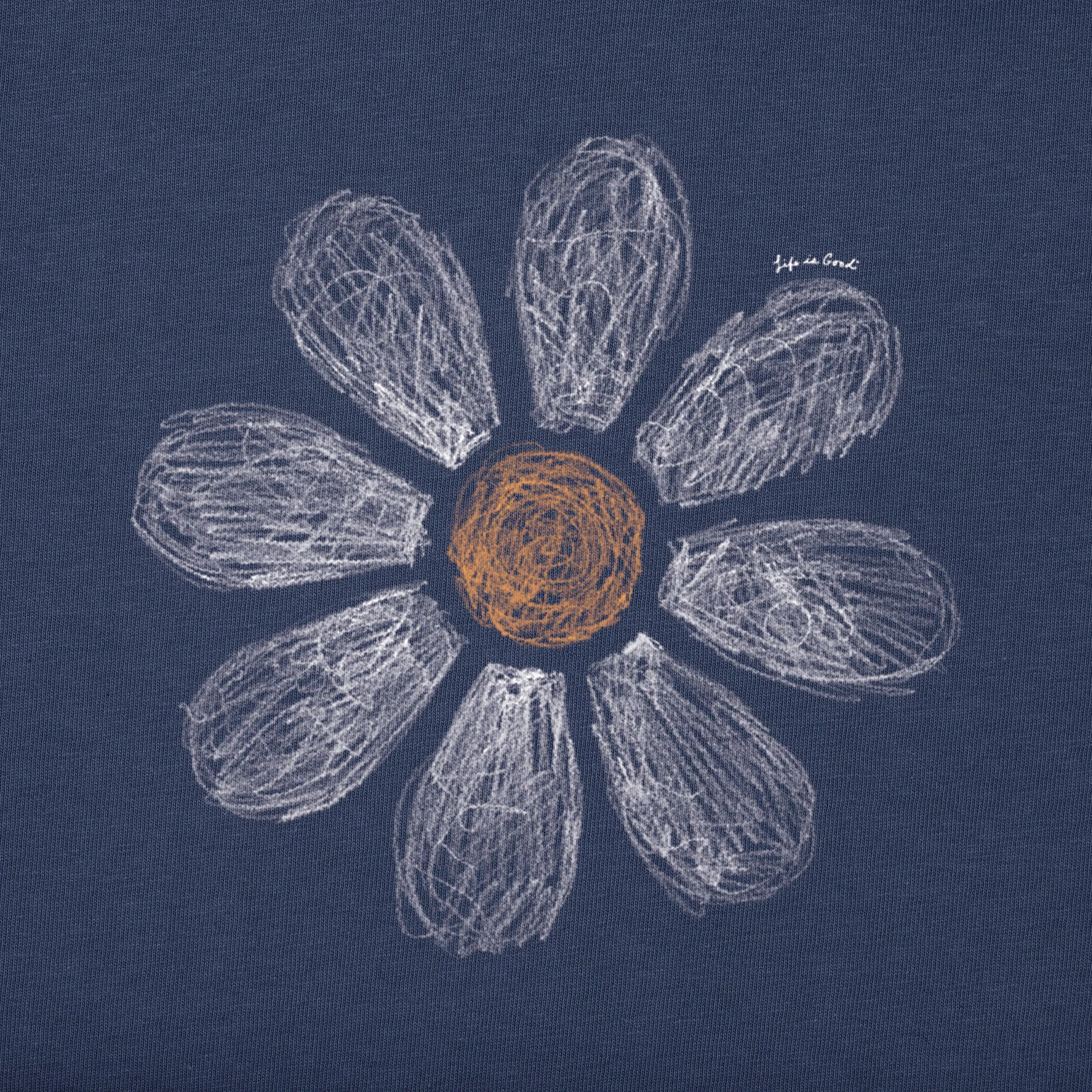 Women's Scribble Daisy Short Sleeve Tee sold by Life is Good product image thumbnail 4