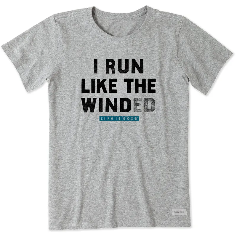 Women's Run Like The Winded Short Sleeve Tee sold by Life is Good