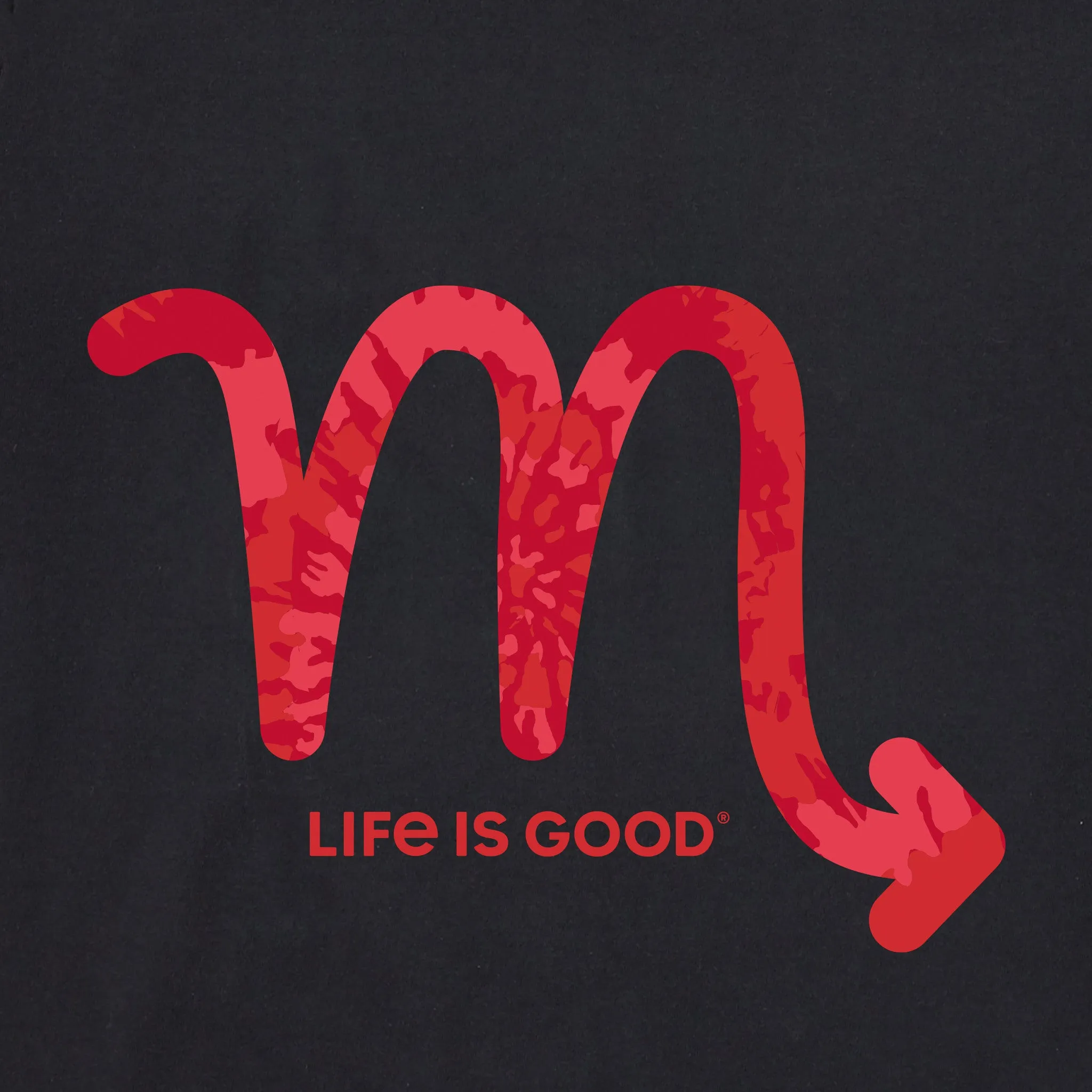 Women's Scorpio Sign Tie Dye Short Sleeve Crusher Tee sold by Life is Good product image thumbnail 2