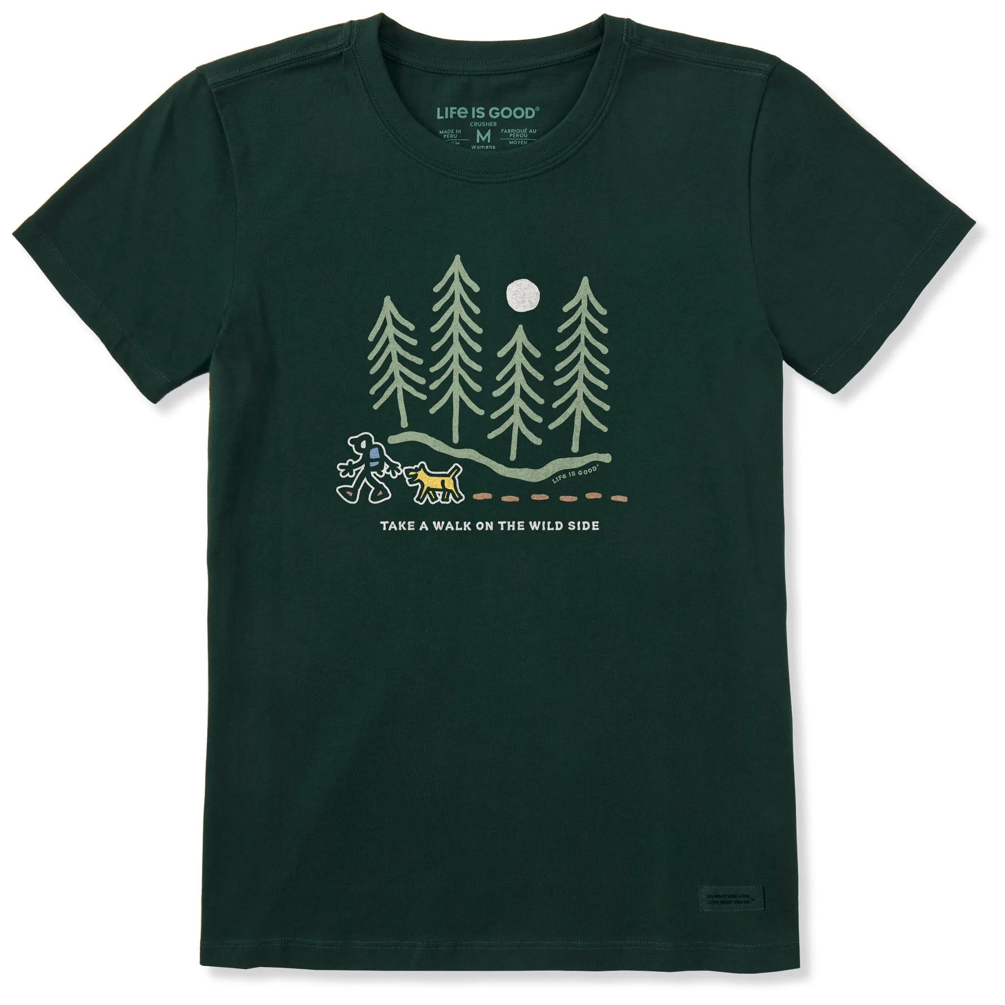 Women's Hiking Though the Woods Wildside Short Sleeve Crusher Tee sold by Life is Good product image thumbnail 3