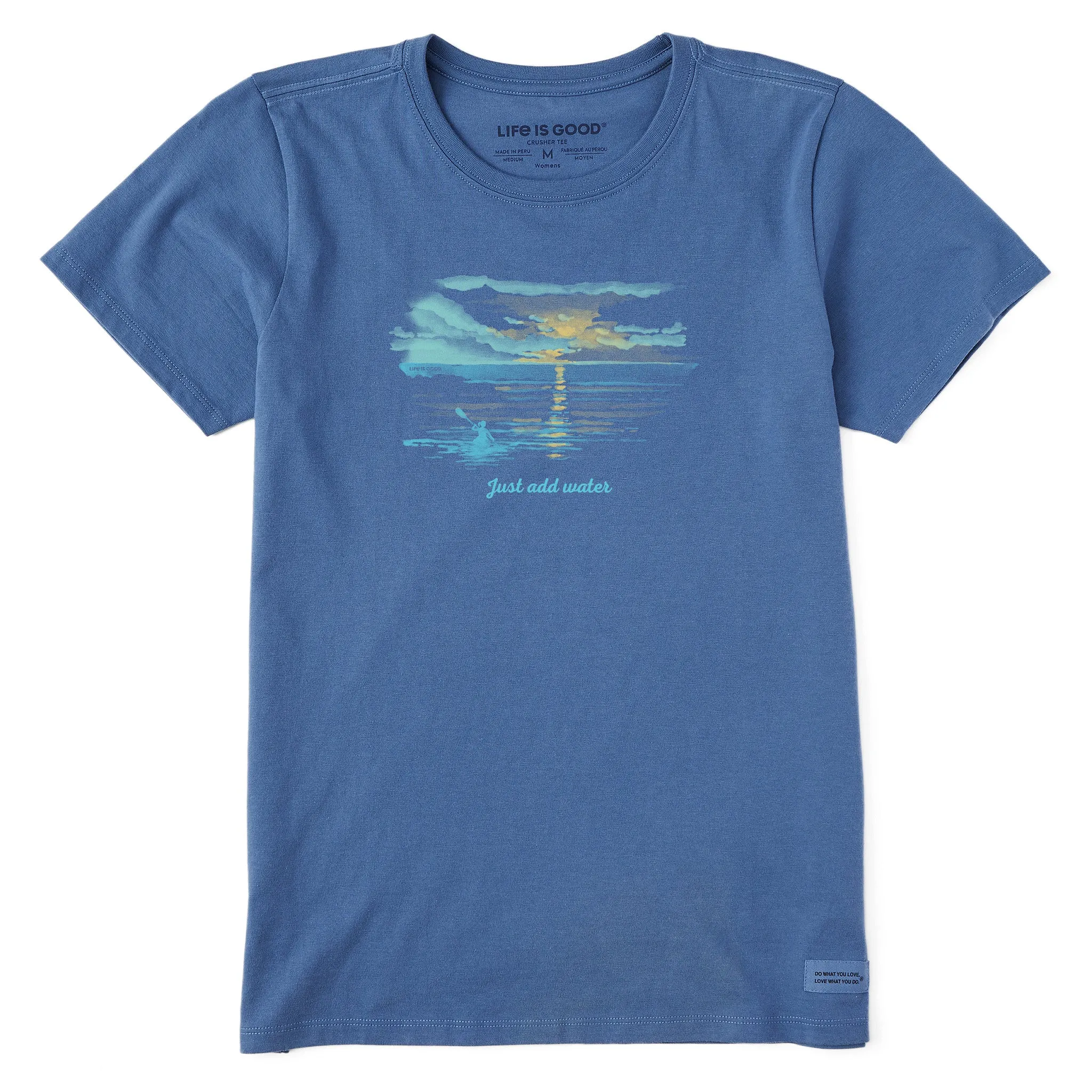 Women's Just Add Water Kayak Sunset Short Sleeve Tee sold by Life is Good product image thumbnail 5