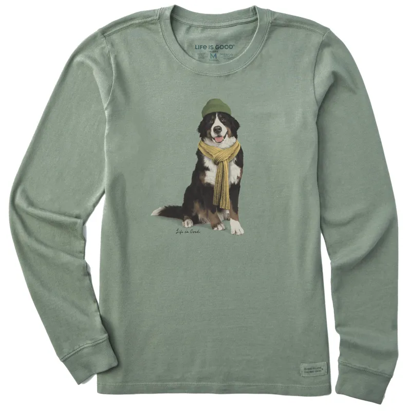 Women's Photoreal Bernese Long Sleeve Crusher Tee made by Life is Good