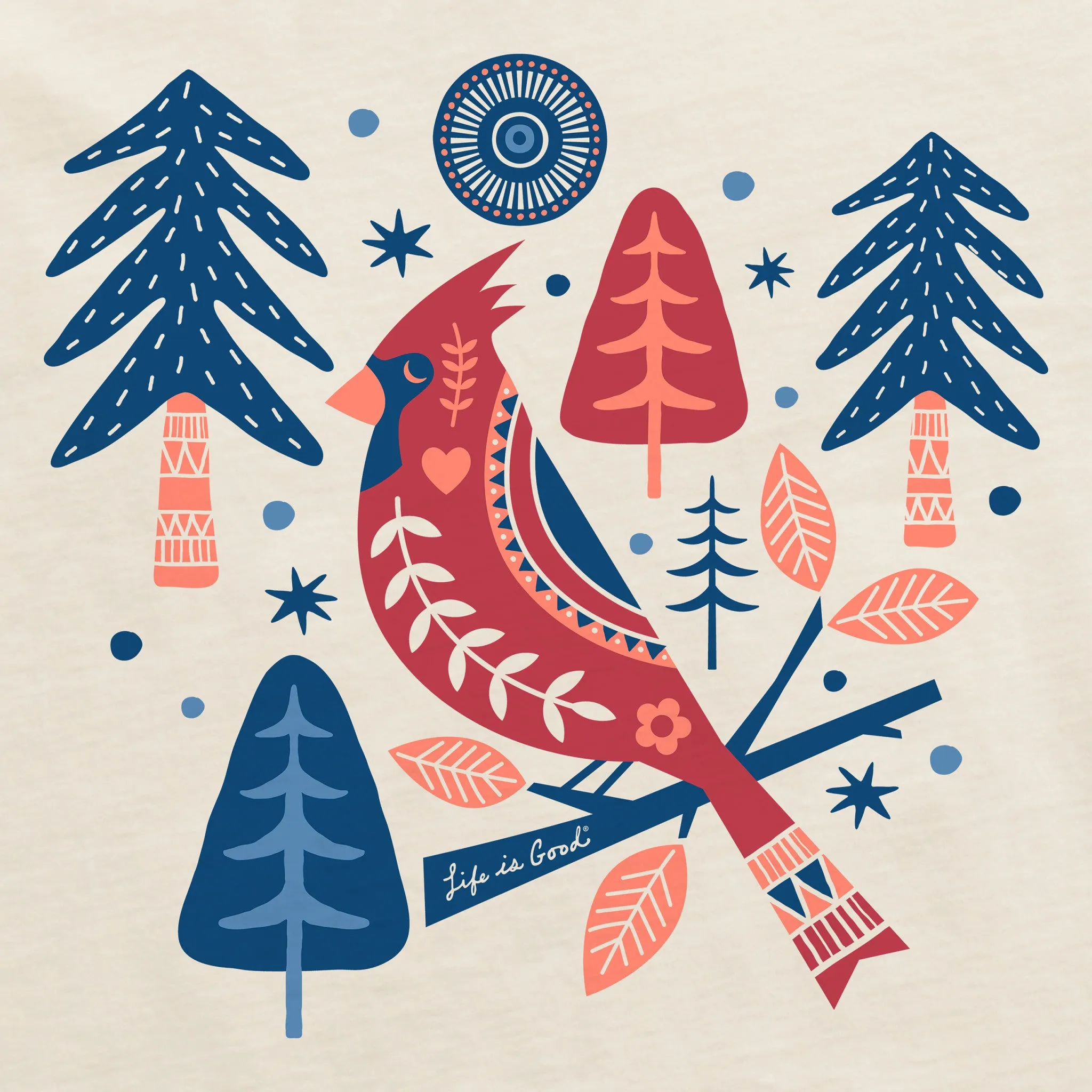 Women's Nordic Cardinal Short Sleeve Crusher Tee sold by Life is Good product image thumbnail 2