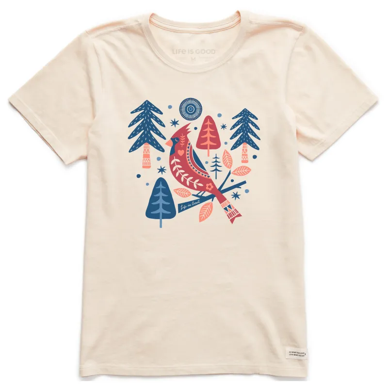 Women's Nordic Cardinal Short Sleeve Crusher Tee made by Life is Good