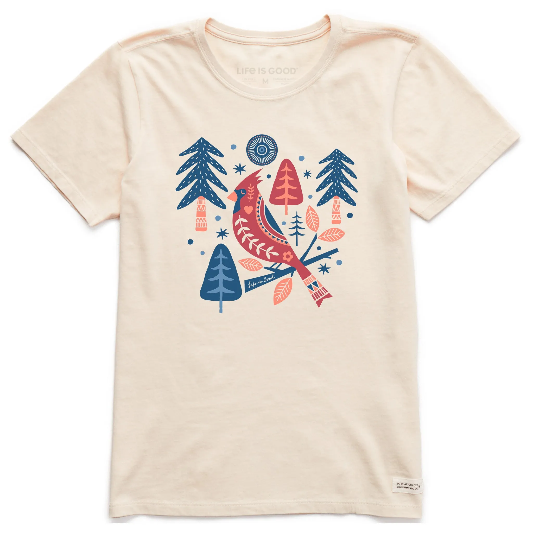 Women's Nordic Cardinal Short Sleeve Crusher Tee sold by Life is Good