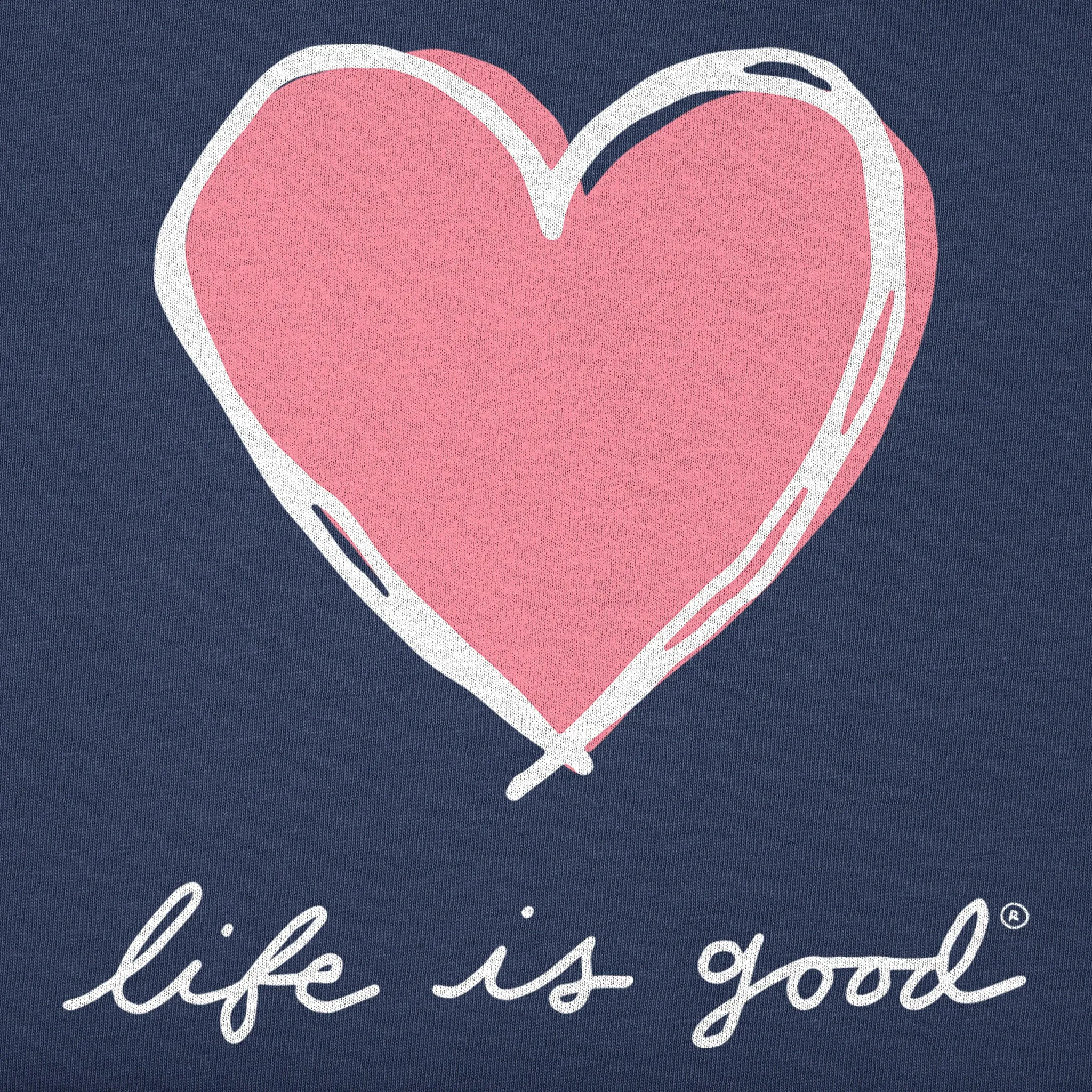 Women's LIG Heart Short Sleeve Crusher Vee sold by Life is Good product image thumbnail 2