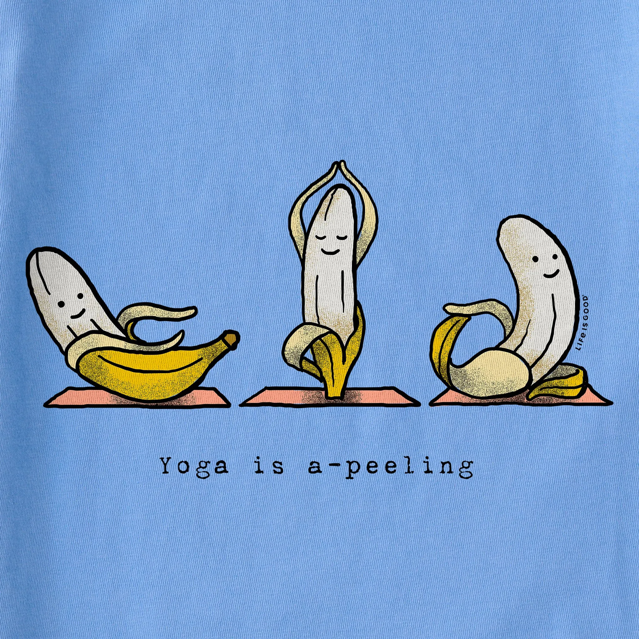 Women's Yoga is a-peeling Short Sleeve Tee sold by Life is Good product image thumbnail 2
