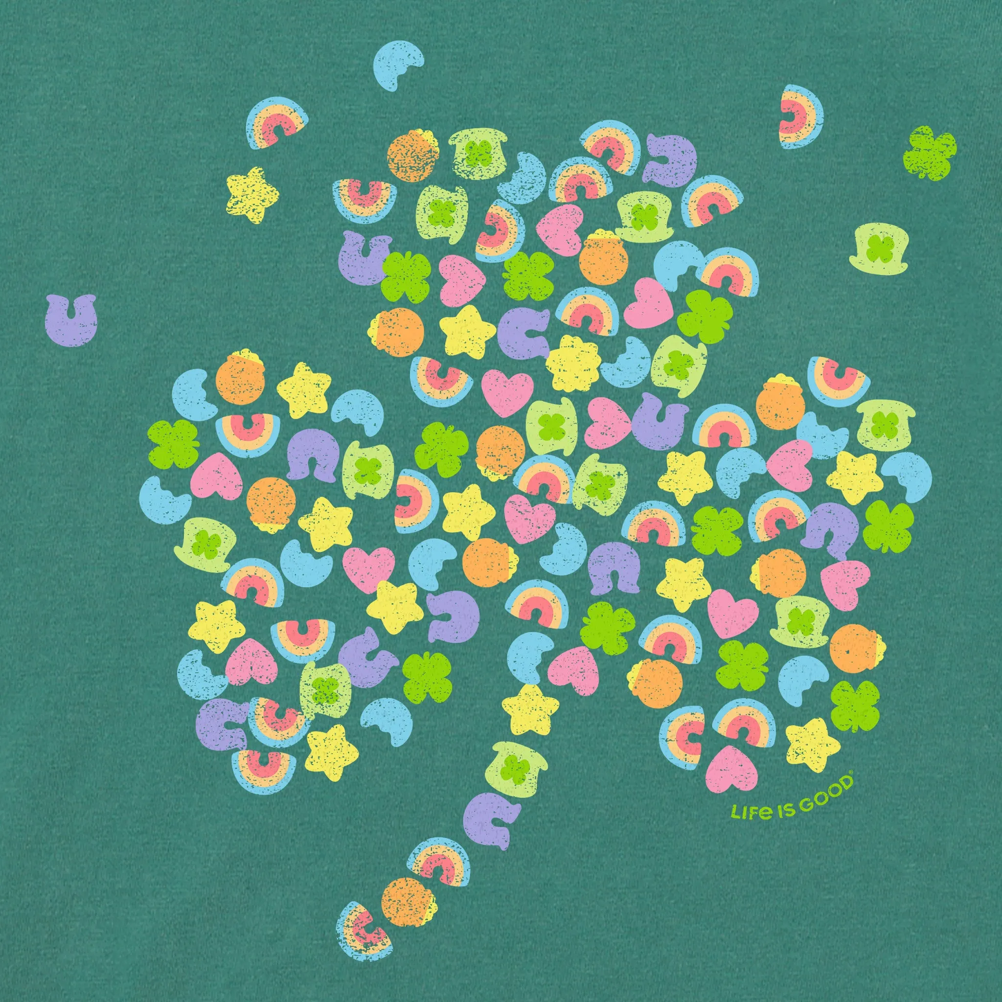 Women's Charmed Clover Simply True Crew sold by Life is Good product image thumbnail 2