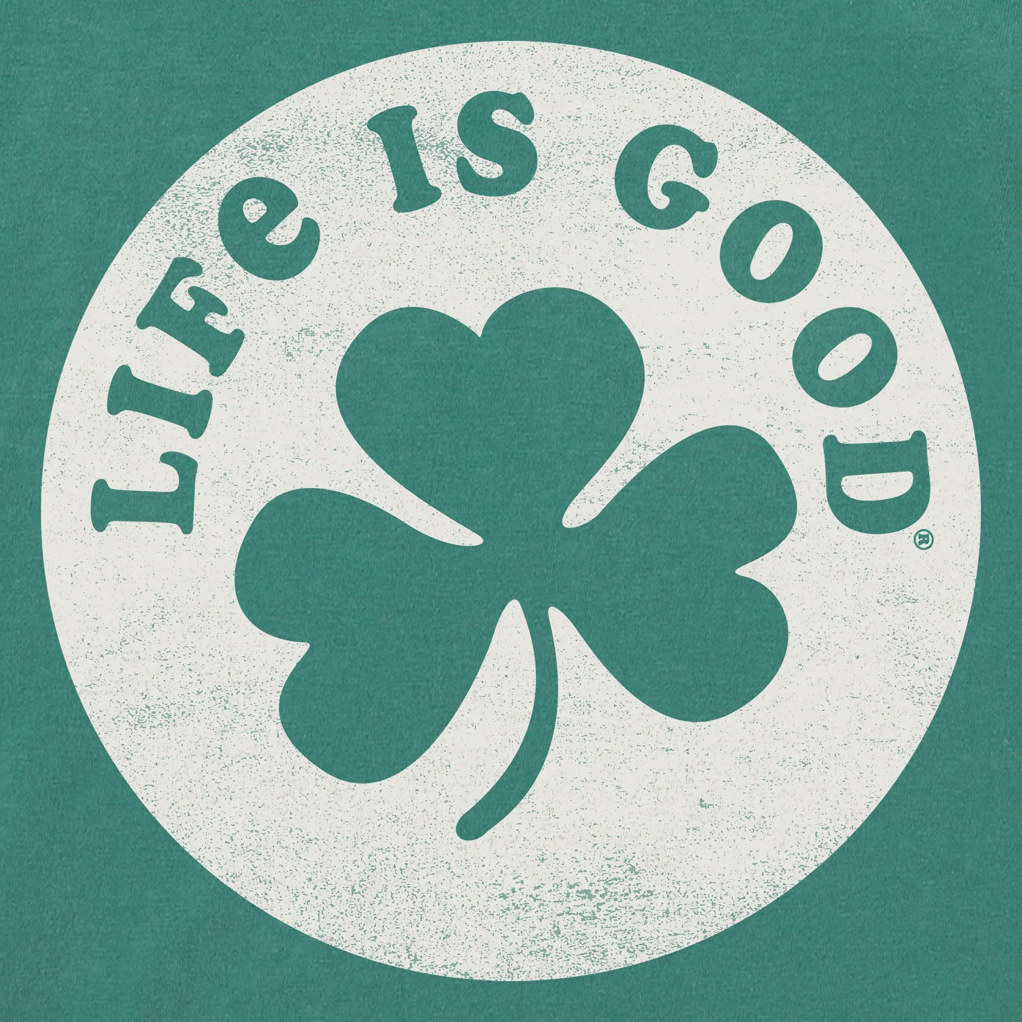 Women's Clover Coin Short Sleeve Crusher Tee sold by Life is Good product image thumbnail 2