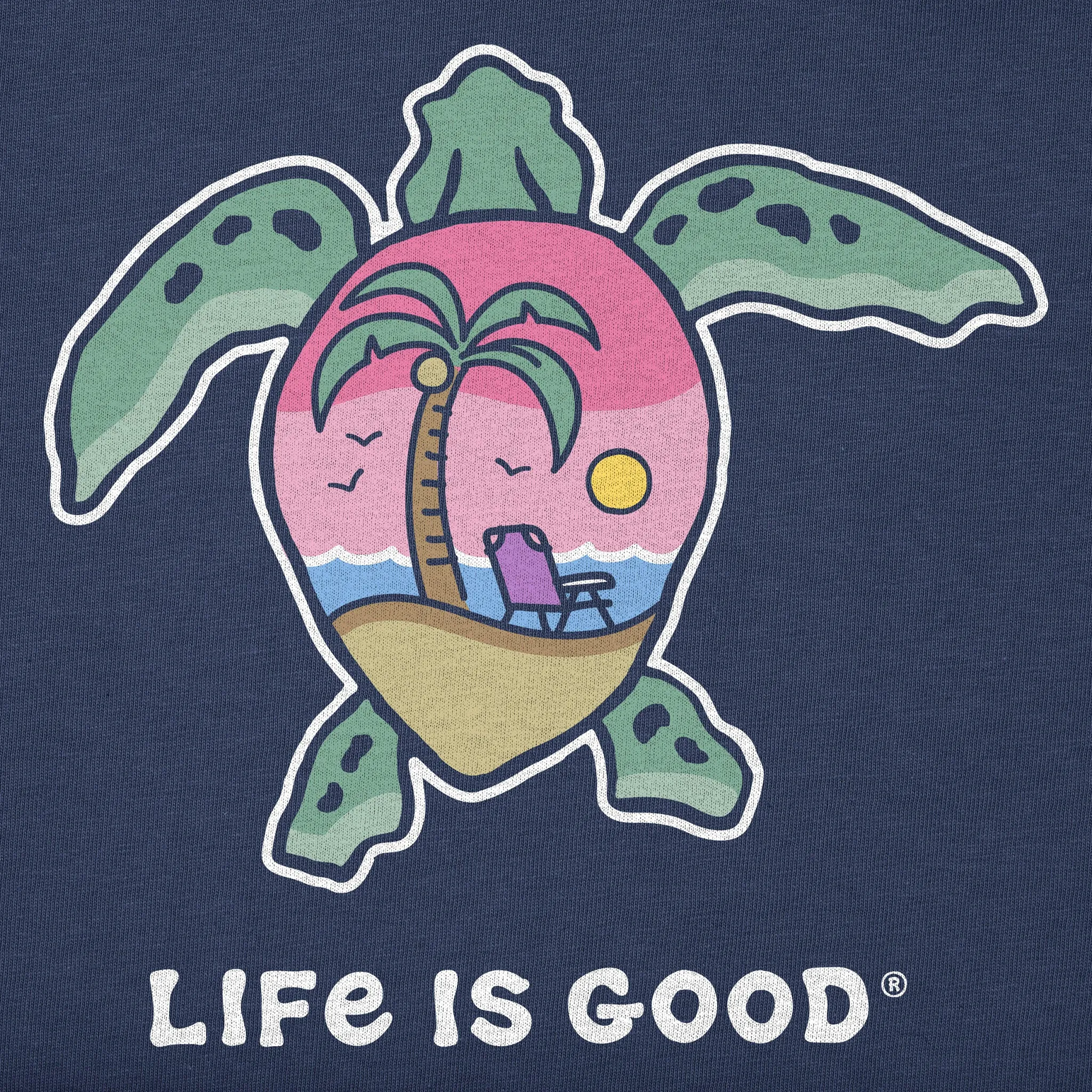 Women's Turtle Beach Short Sleeve Tee sold by Life is Good product image thumbnail 4