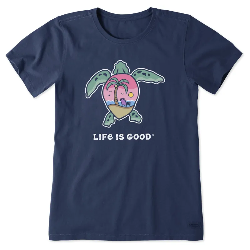 Women's Turtle Beach Short Sleeve Tee sold by Life is Good