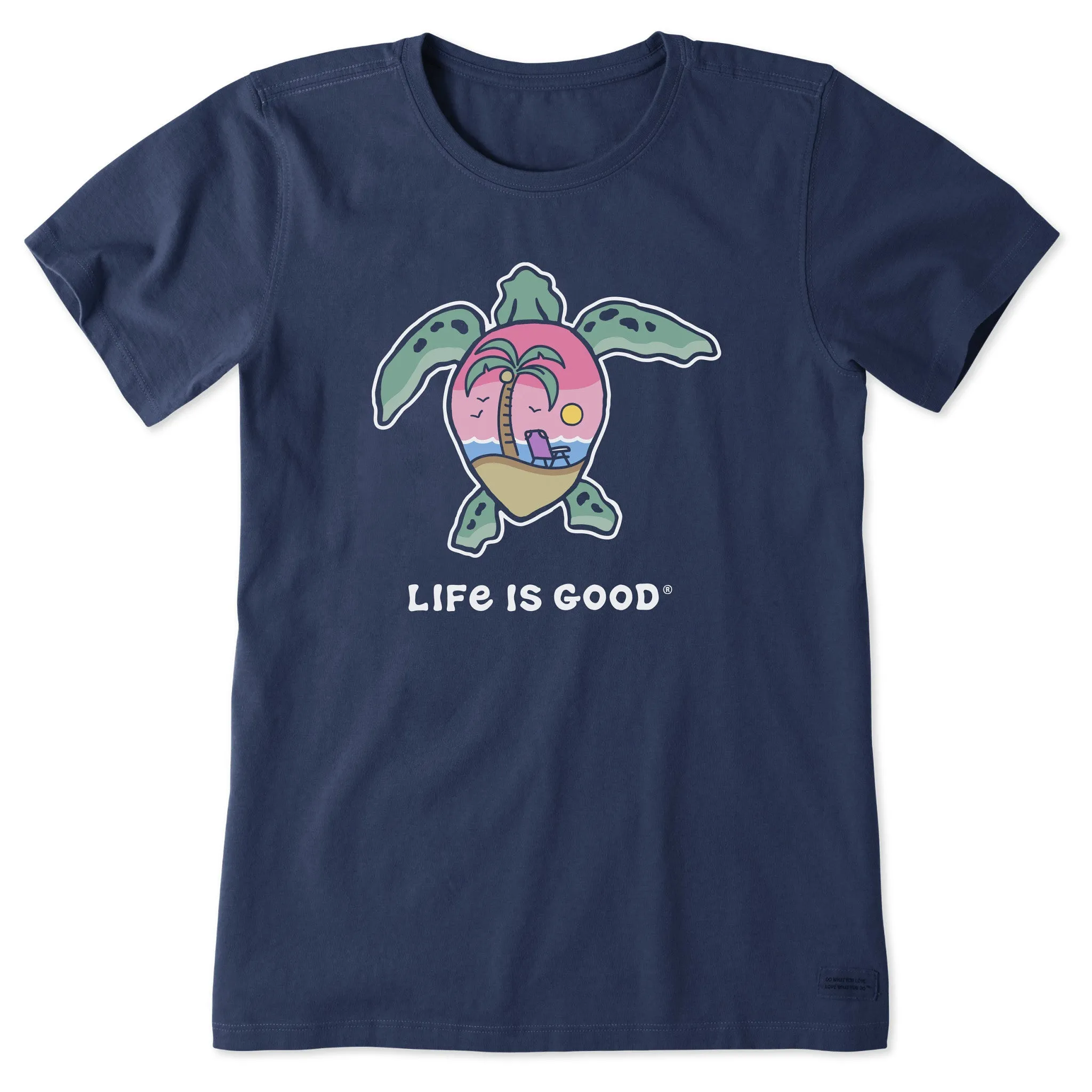 Women's Turtle Beach Short Sleeve Tee sold by Life is Good