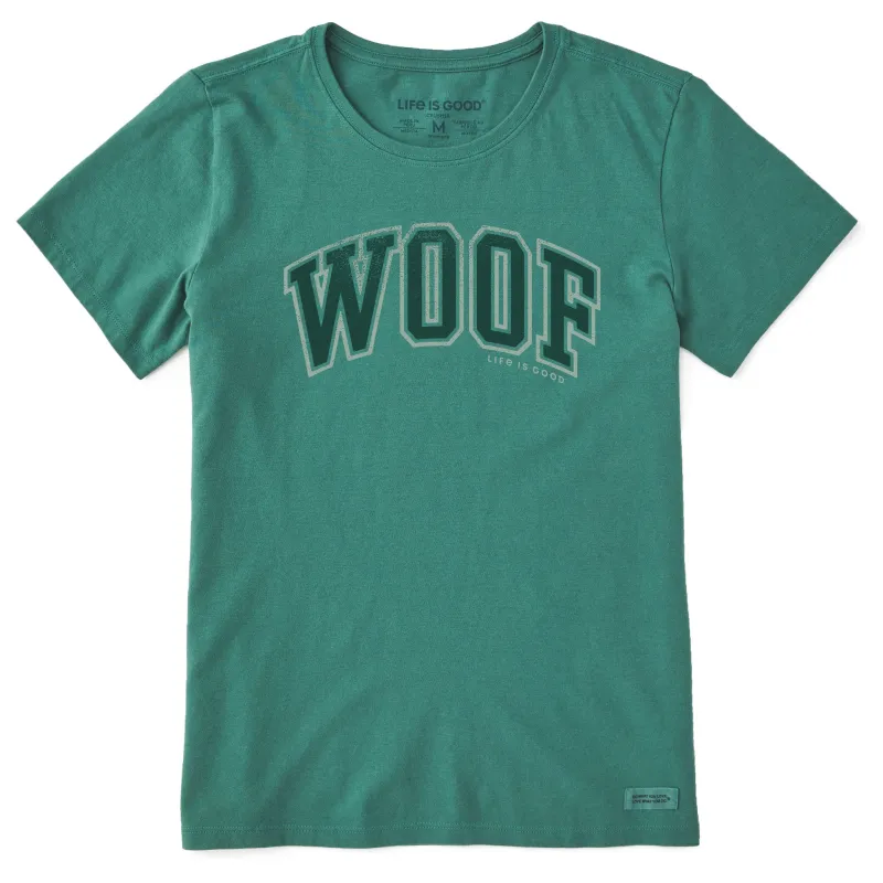 Women's Woof Arch Short Sleeve Crusher Tee sold by Life is Good