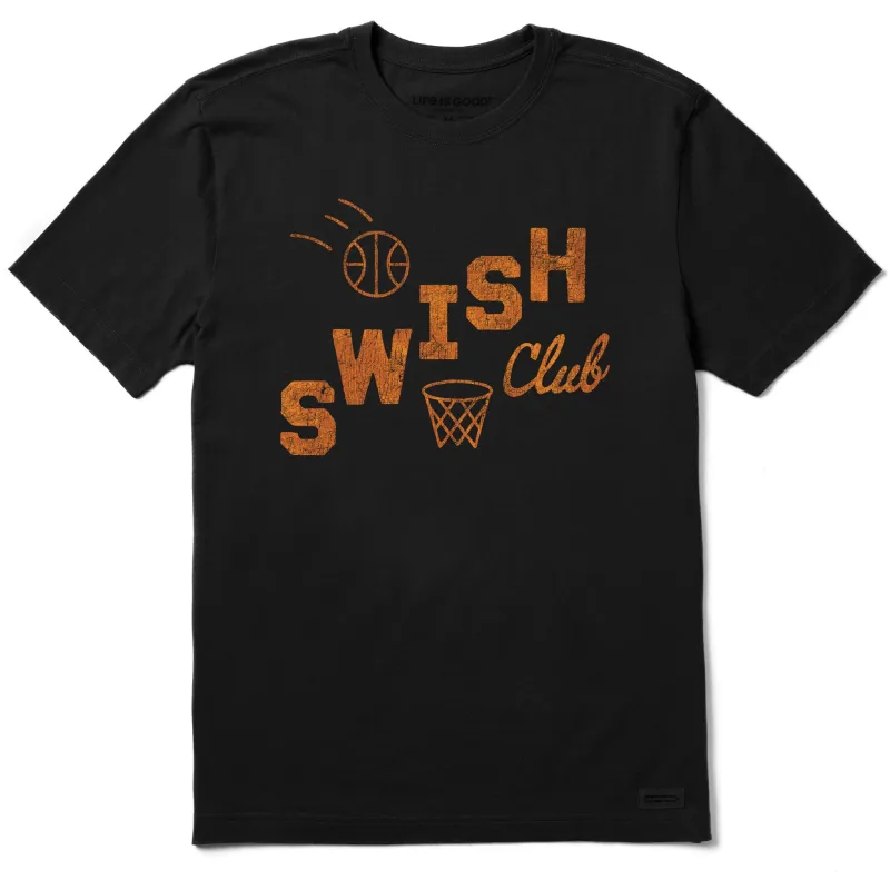 Men's Swish Club Short Sleeve Crusher Tee sold by Life is Good