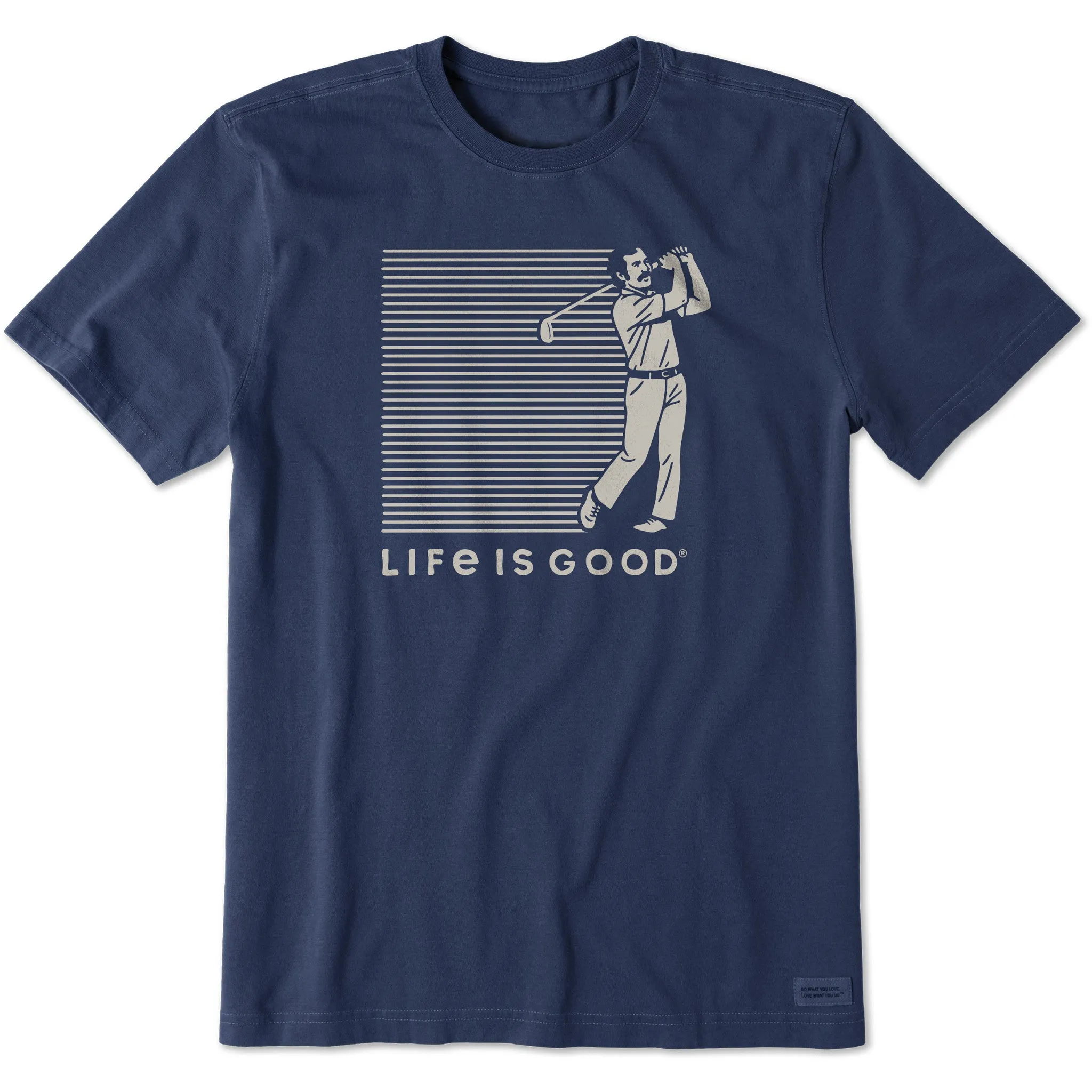 Men's Golfer Stripes Short Sleeve Tee sold by Life is Good
