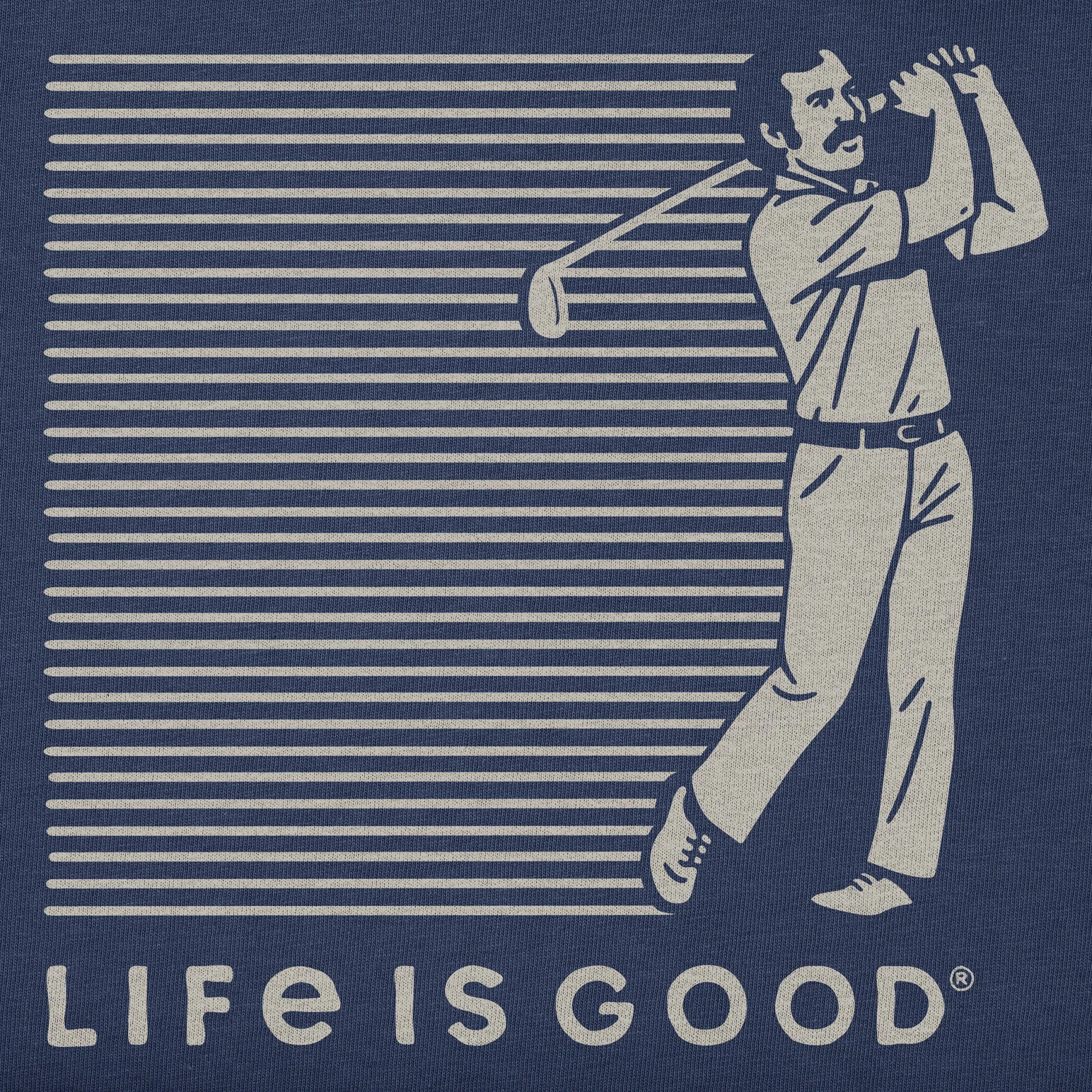 Men's Golfer Stripes Short Sleeve Tee sold by Life is Good product image thumbnail 2