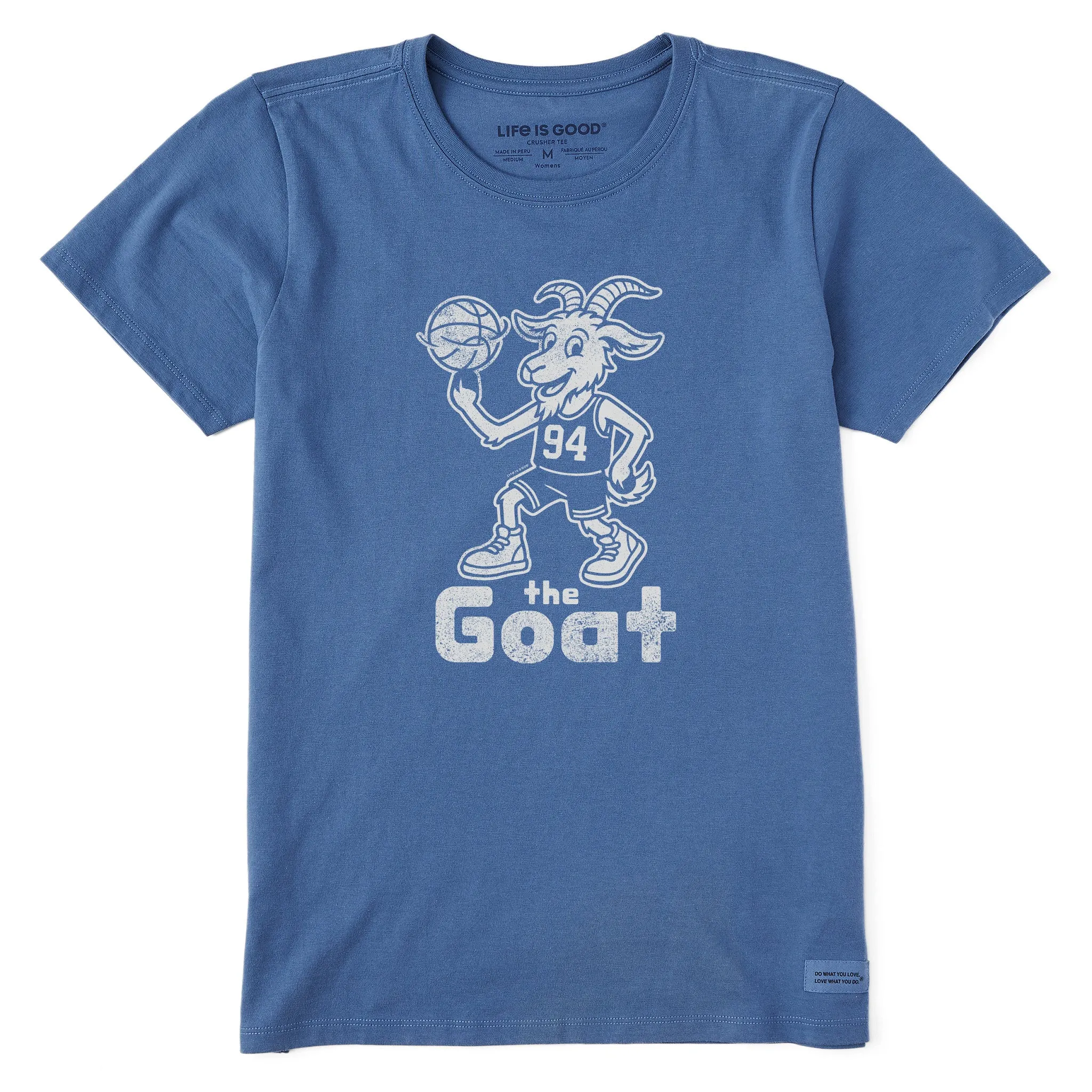 Women's the GOAT Short Sleeve Crusher Tee sold by Life is Good