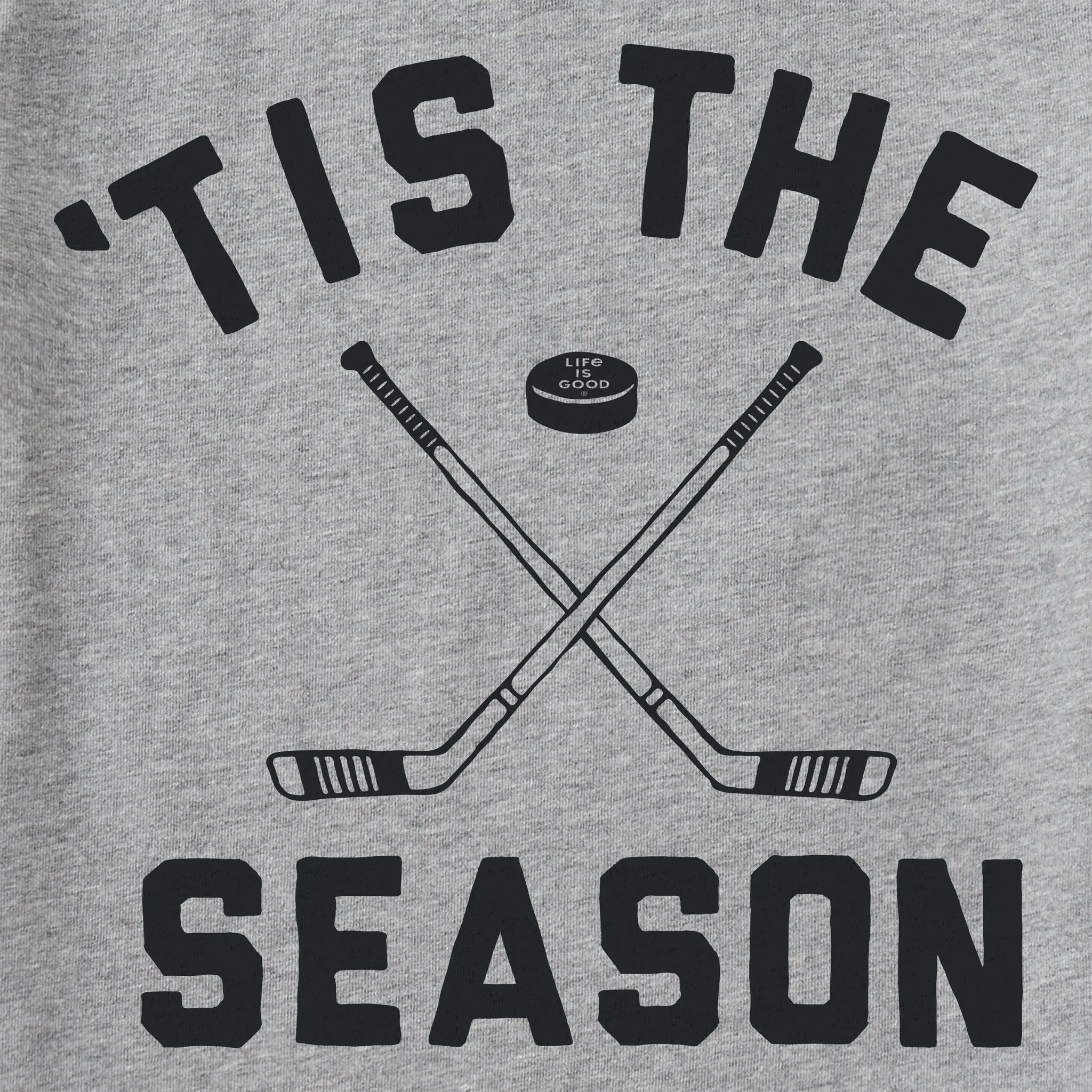 Women's Tis the Season Hockey Short Sleeve Crusher Tee sold by Life is Good product image thumbnail 2