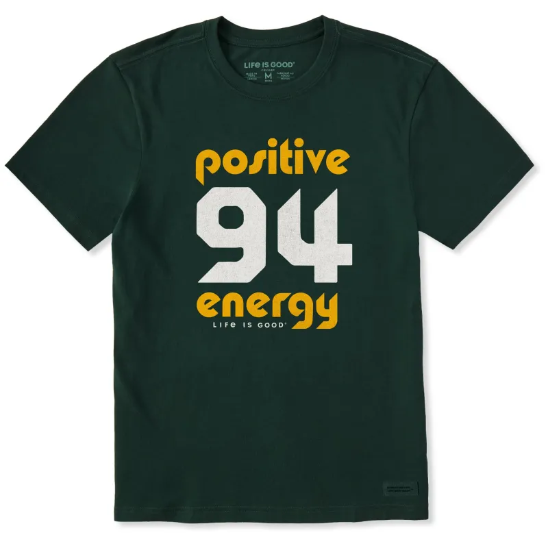 Men's Positive Energy jersey Short Sleeve Crusher Tee made by Life is Good