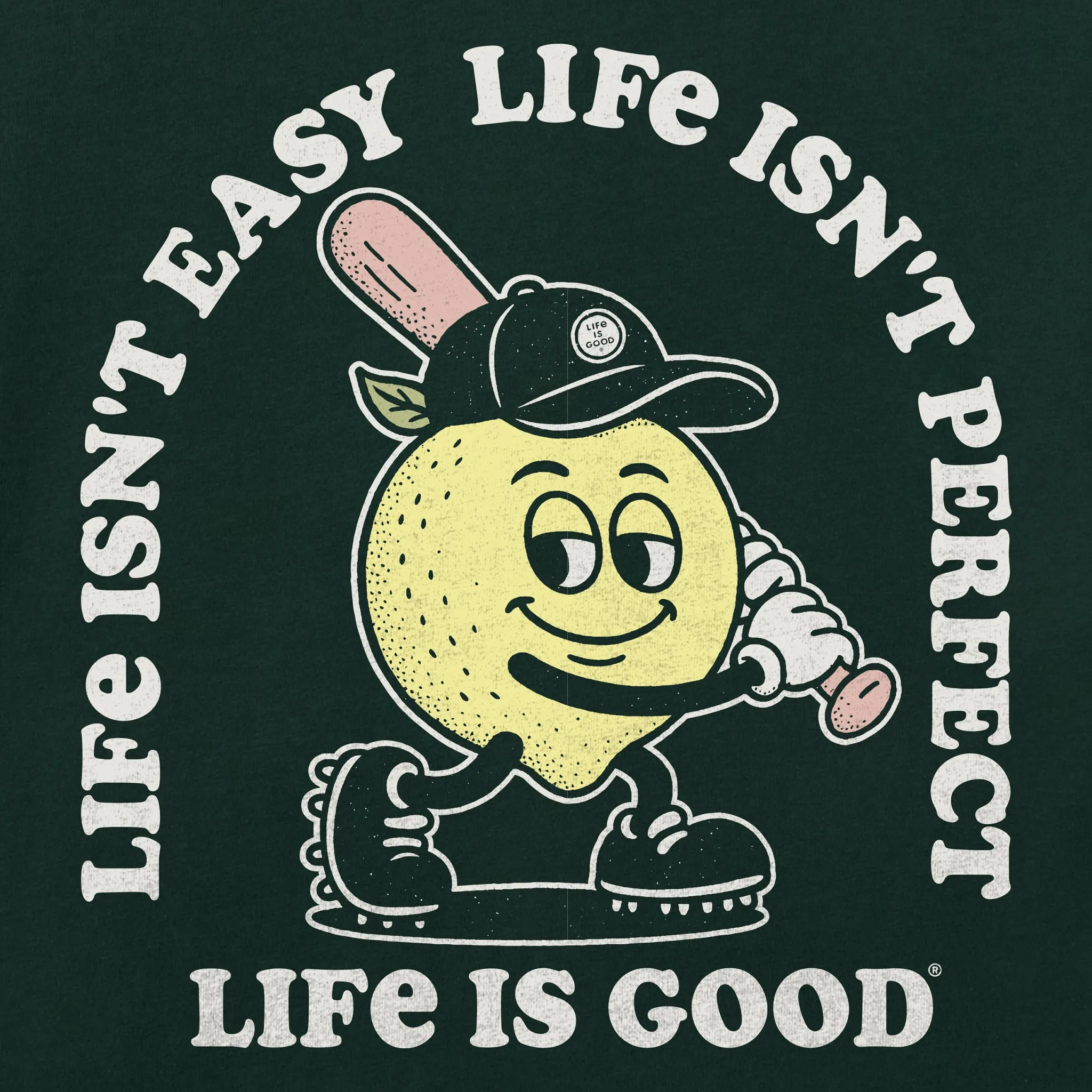 Women's Life Isn't Easy for a Lemon Short Sleeve Crusher Boxy Tee sold by Life is Good product image thumbnail 2