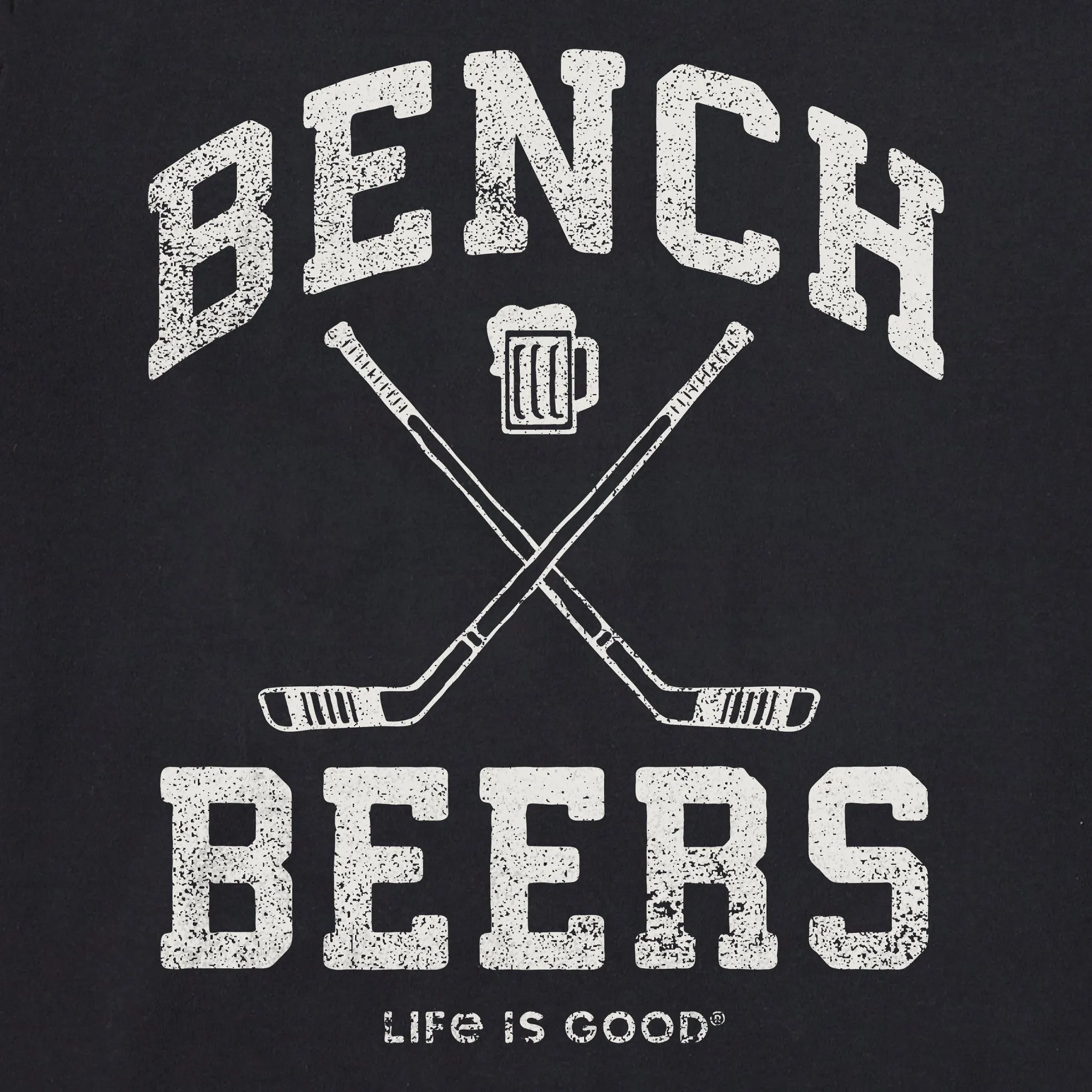 Men's Bench Beers Long Sleeve Crusher Tee sold by Life is Good product image thumbnail 2