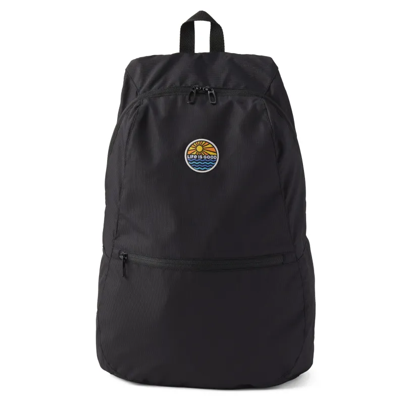 Sunset LIG Coin Life is Good Packable Bag sold by Life is Good