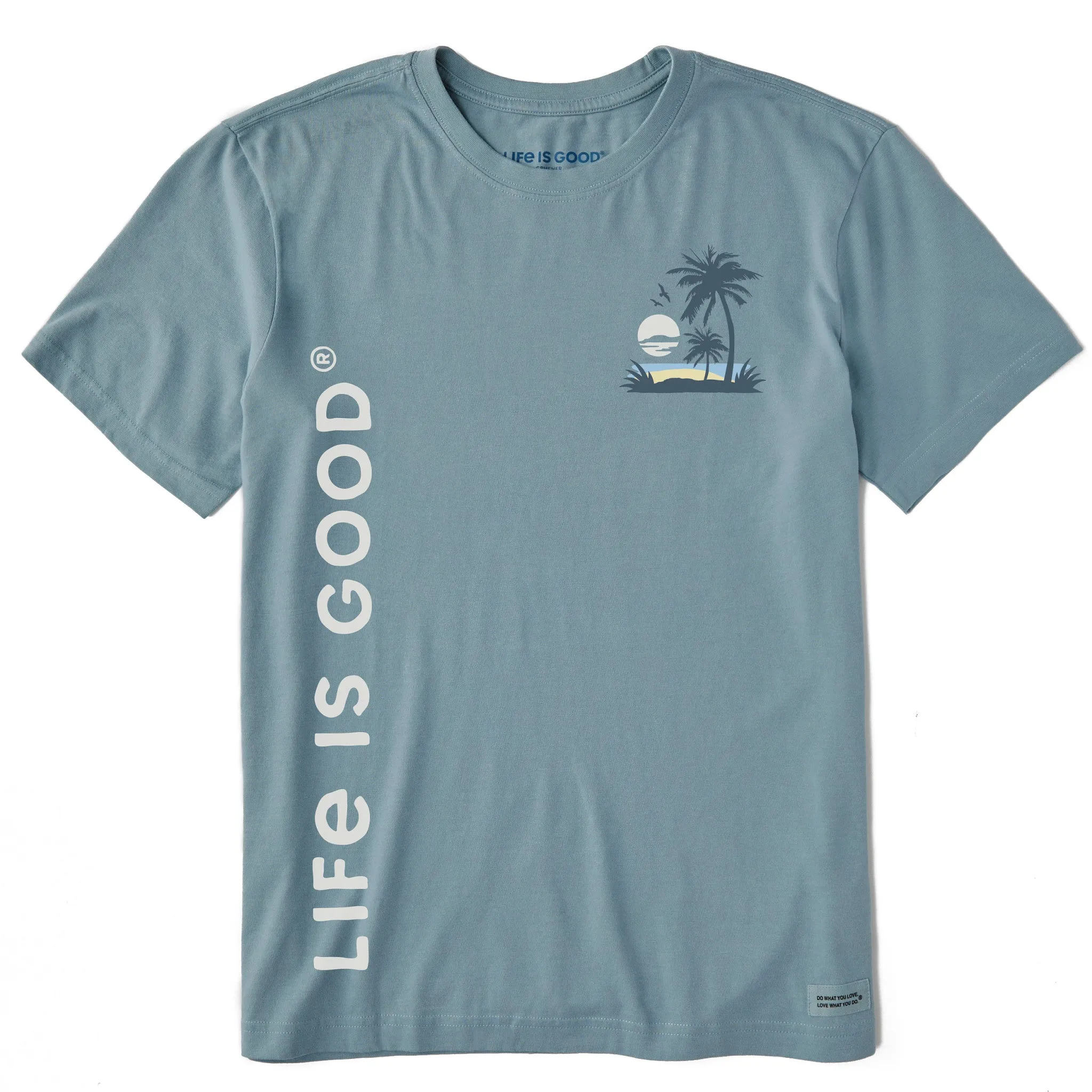 Men's Palms Beach Short Sleeve Crusher Tee sold by Life is Good