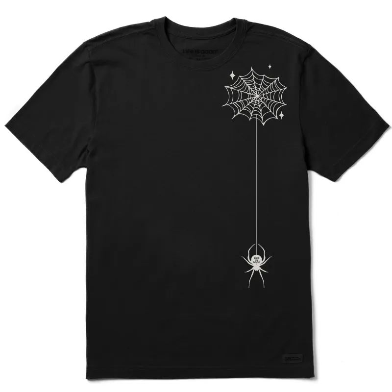 Men's Halloween Spider Short Sleeve Crusher Tee sold by Life is Good