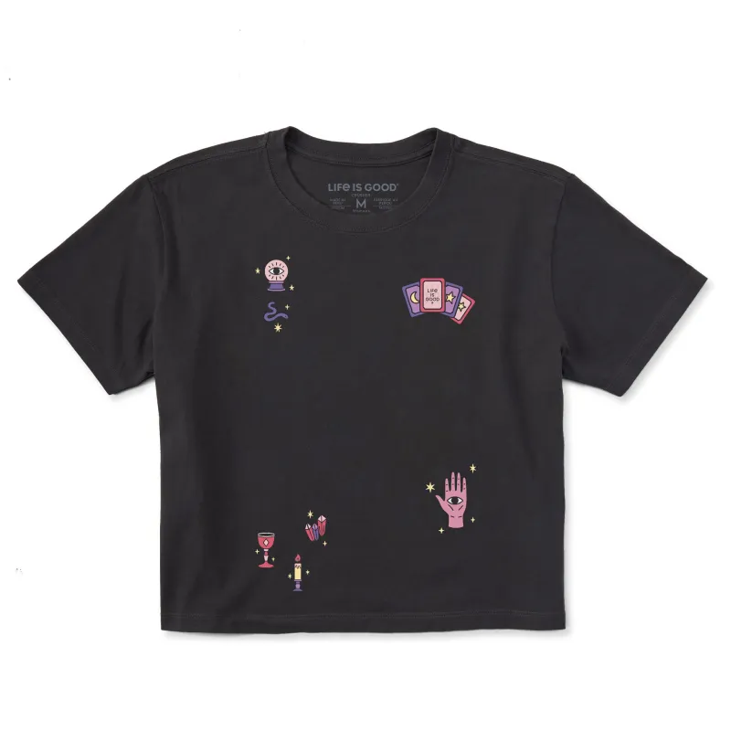 Women's Fortune Teller Short Sleeve Crusher Boxy Tee sold by Life is Good