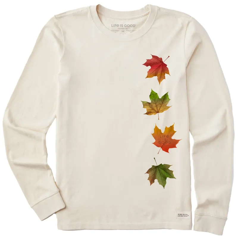 Women's Leaves Fluttering Long Sleeve Crusher Tee made by Life is Good