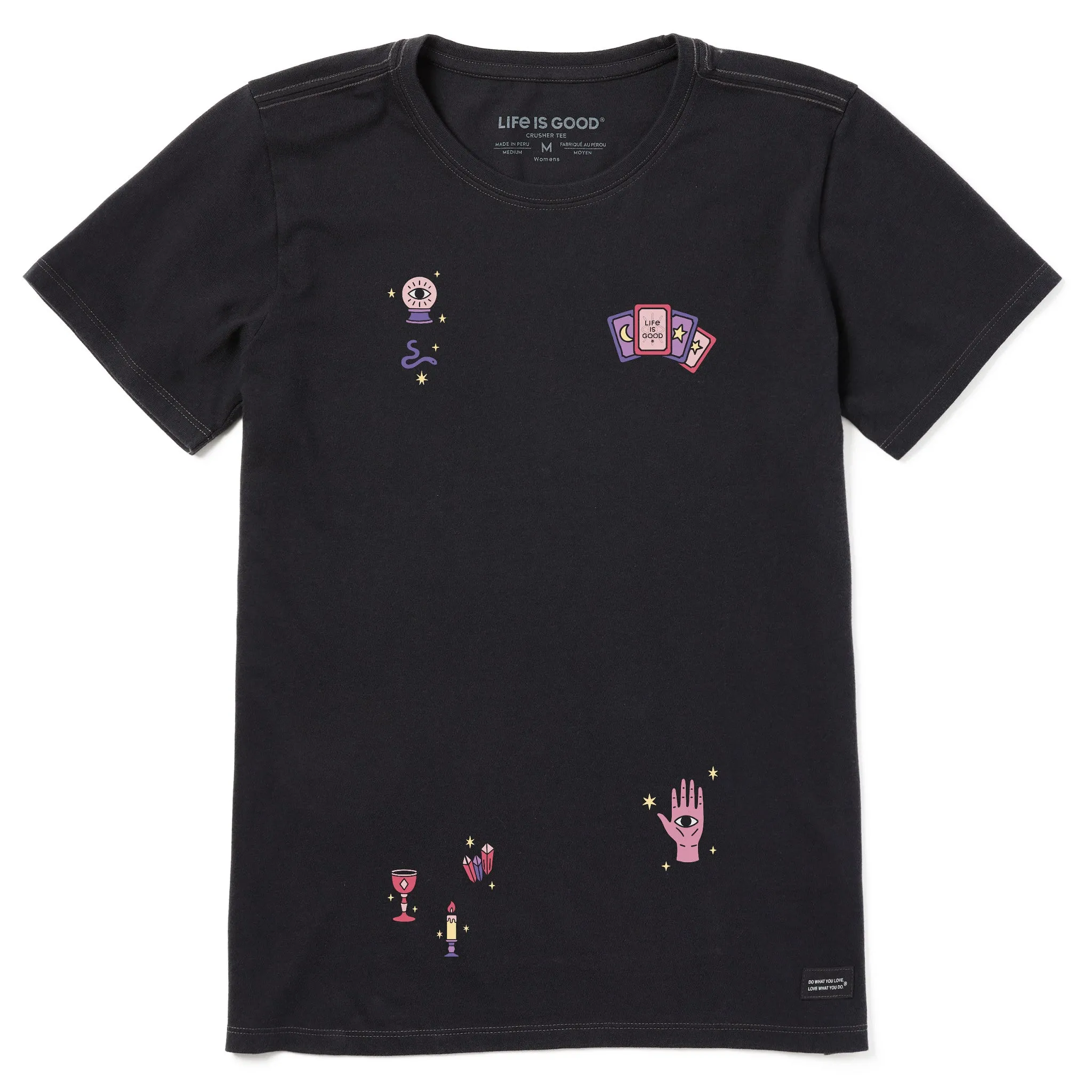 Women's Fortune Teller Short Sleeve Crusher Tee sold by Life is Good