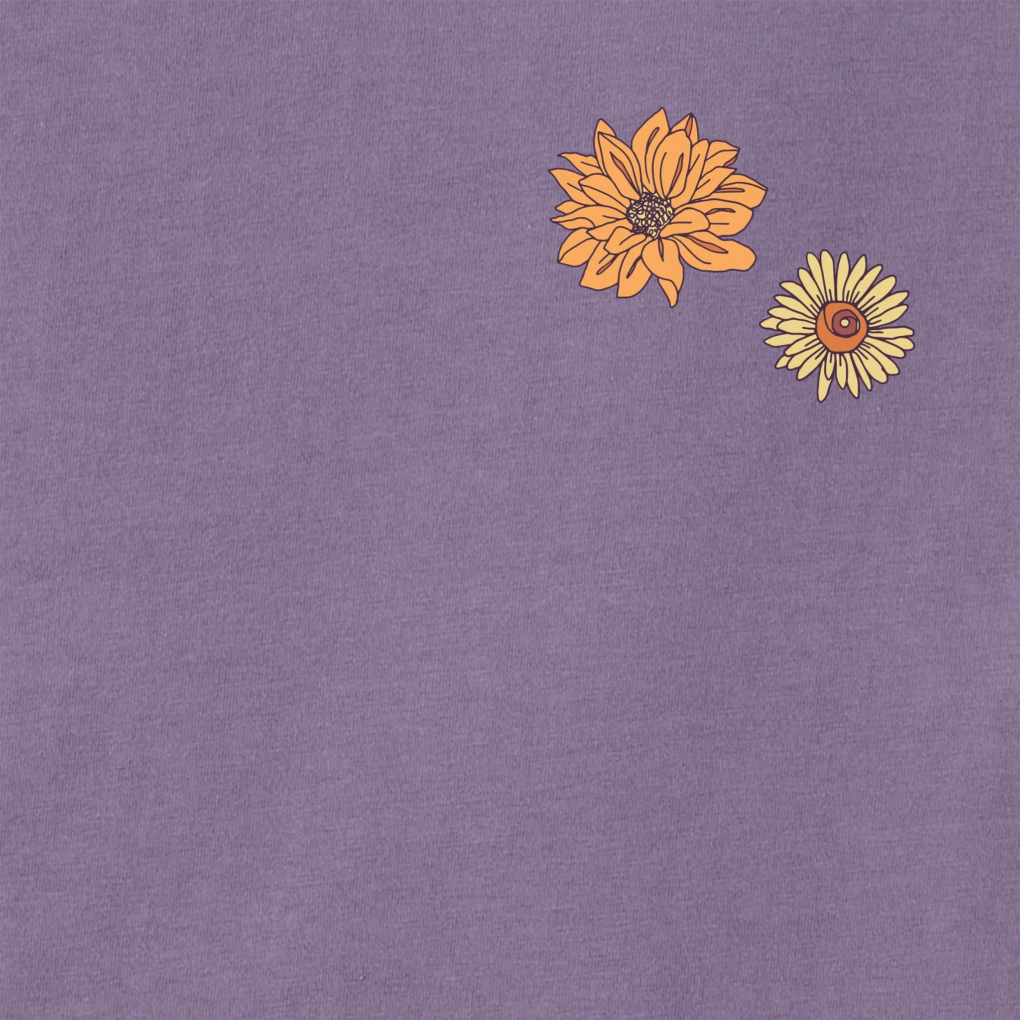 Women's Pumpkin Full of Sunflowers Short Sleeve Crusher Tee sold by Life is Good product image thumbnail 3