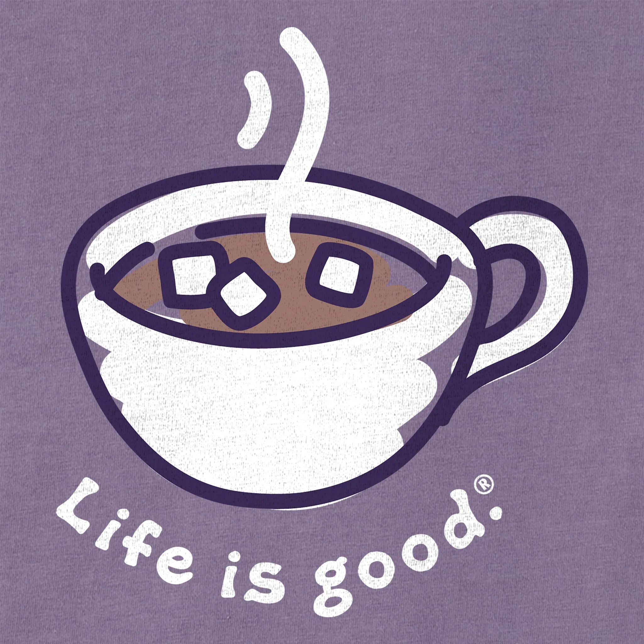 Women's Hot Cocoa Long Sleeve Crusher Tee sold by Life is Good product image thumbnail 4