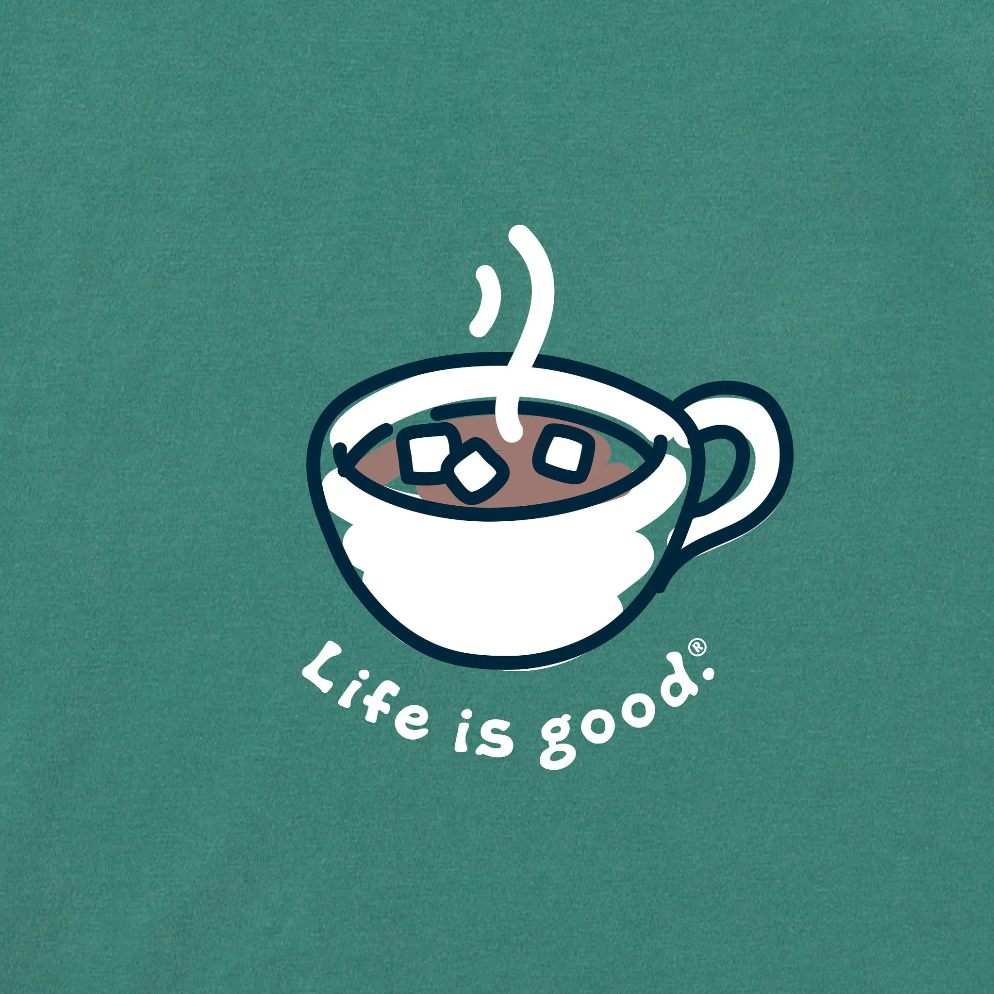 Women's Hot Cocoa Long Sleeve Crusher Tee sold by Life is Good product image thumbnail 2