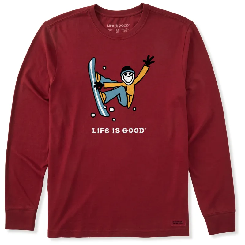 Men's Jake Snowboard Long Sleeve Crusher Tee sold by Life is Good
