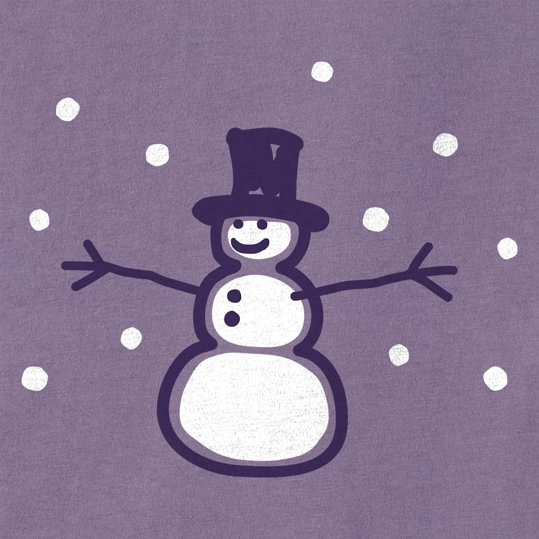 Women's Vintage Snowman Long Sleeve Crusher Tee sold by Life is Good product image thumbnail 2