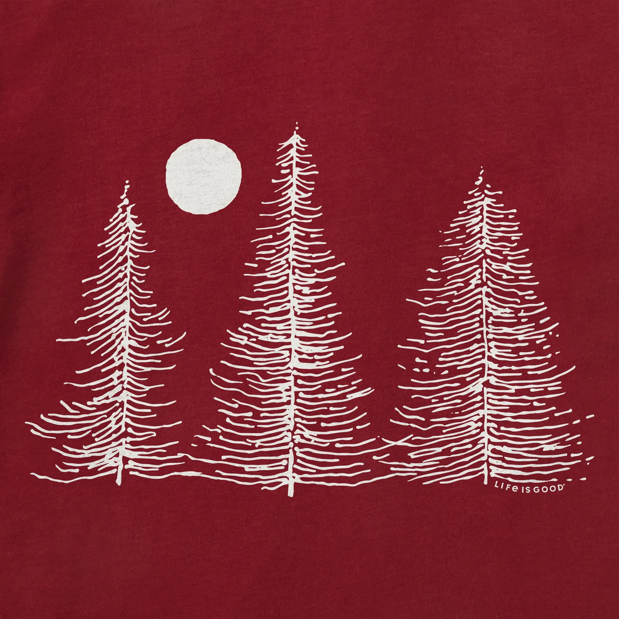 Women's Three Winter Trees Long Sleeve Crusher Tee sold by Life is Good product image thumbnail 2