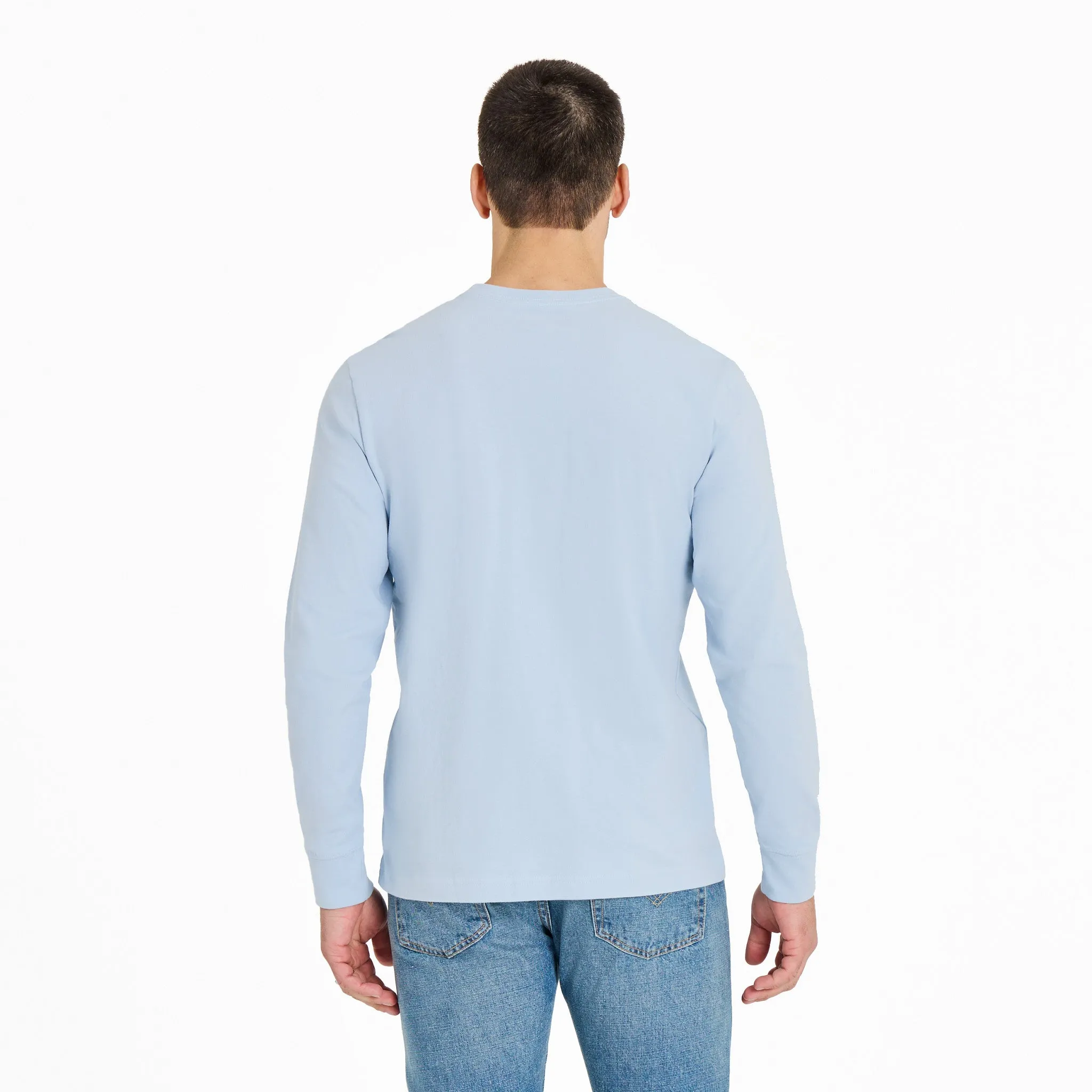 Men's Cool Tree Stripes with Snow Long Long Sleeve Crusher Tee sold by Life is Good product image thumbnail 3