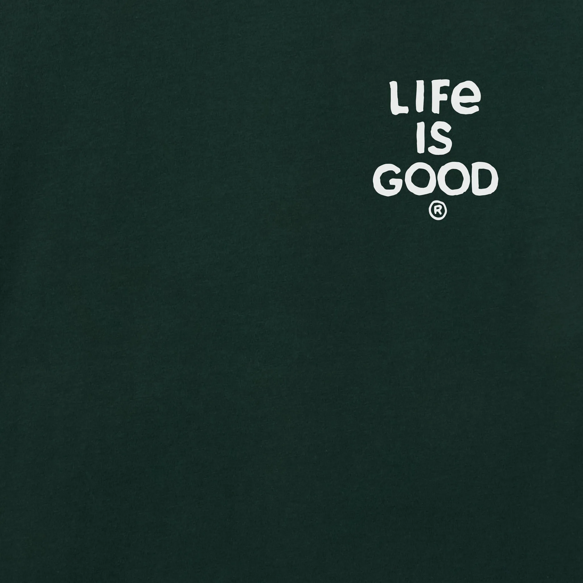 Men's All is Calm Long Sleeve Crusher Tee sold by Life is Good product image thumbnail 3