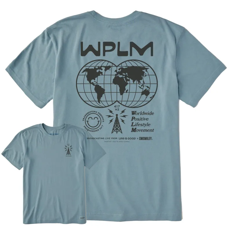 Men's LIG x S.W.Smiley WPLM Short Sleeve Crusher Tee sold by Life is Good