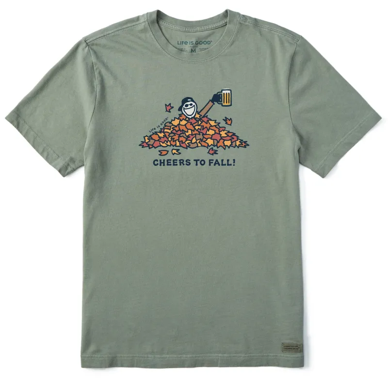 Men's Cheers to Fall Short Sleeve Crusher Tee sold by Life is Good
