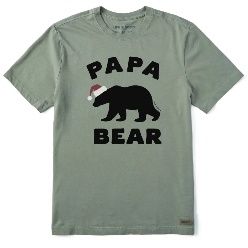 Men's Papa Bear Silo Short Sleeve Crusher Tee sold by Life is Good