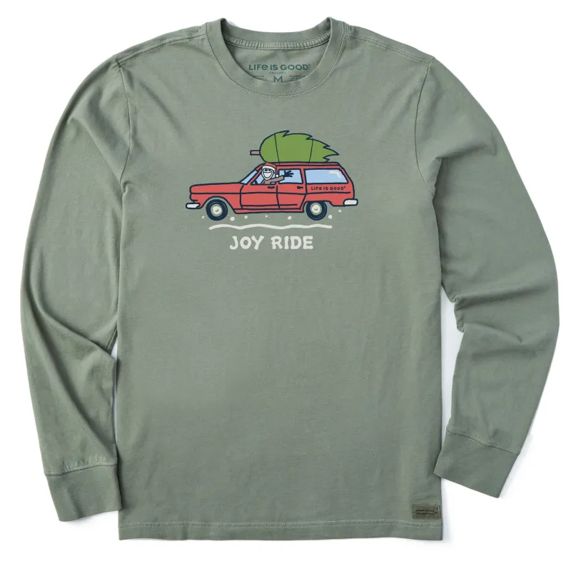 Men's Joy Ride Tree Long Sleeve Crusher Tee sold by Life is Good