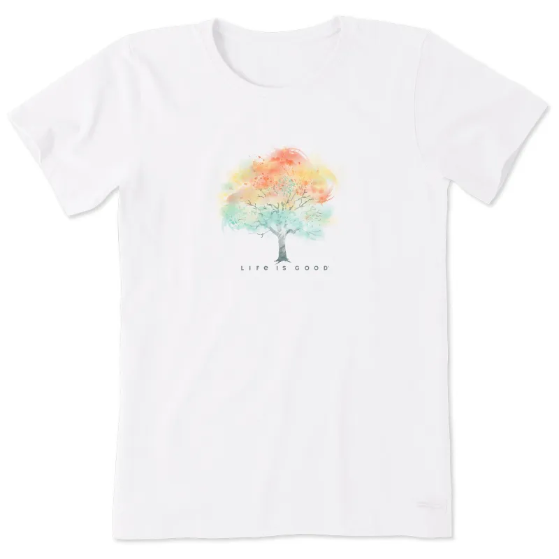 Women's Autumn Maple Short Sleeve Crusher Tee sold by Life is Good