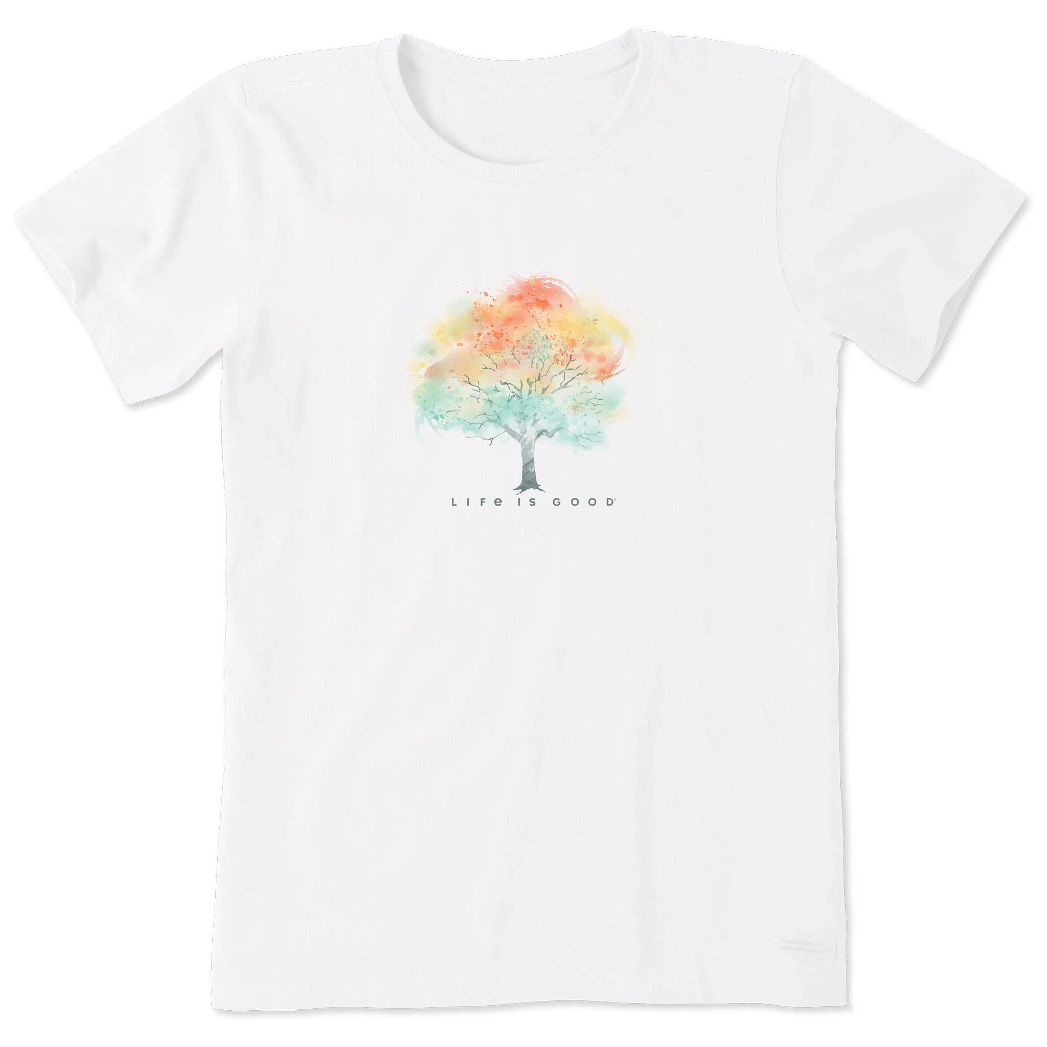 Women's Autumn Maple Short Sleeve Crusher Tee sold by Life is Good