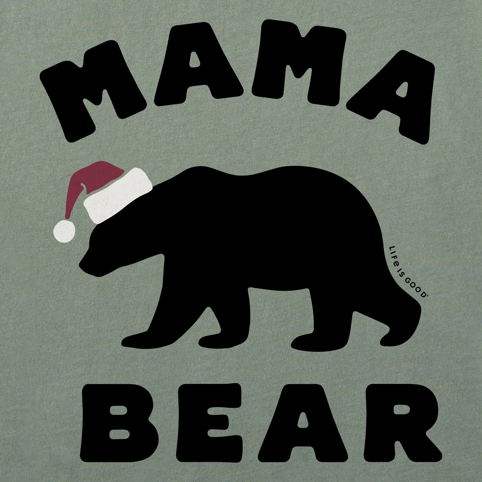 Women's Mama Bear Silo Long Sleeve Crusher Tee sold by Life is Good product image thumbnail 2