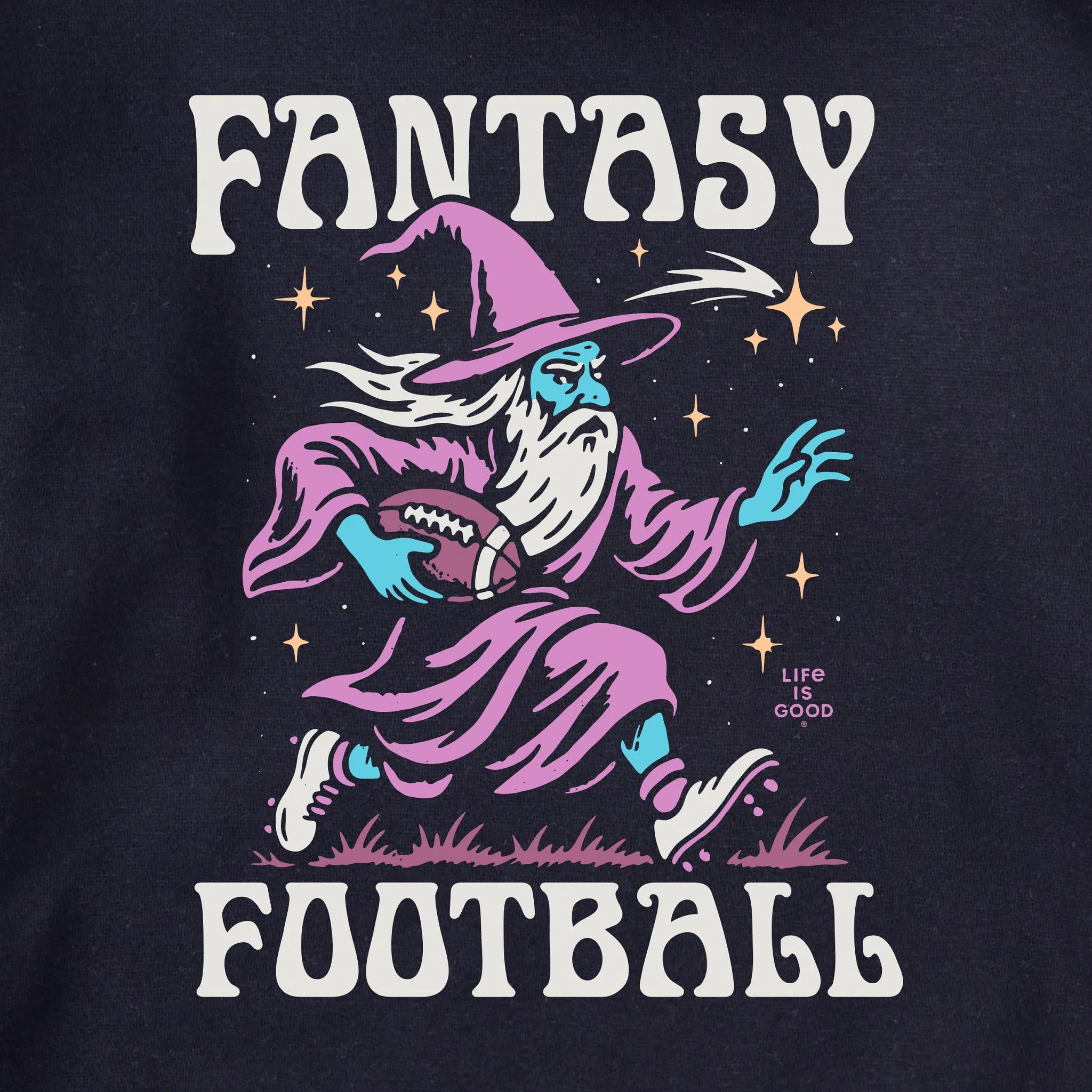 Adult Unisex Fantasy Football Wizard Every Wear Crew Sweatshirt sold by Life is Good product image thumbnail 2