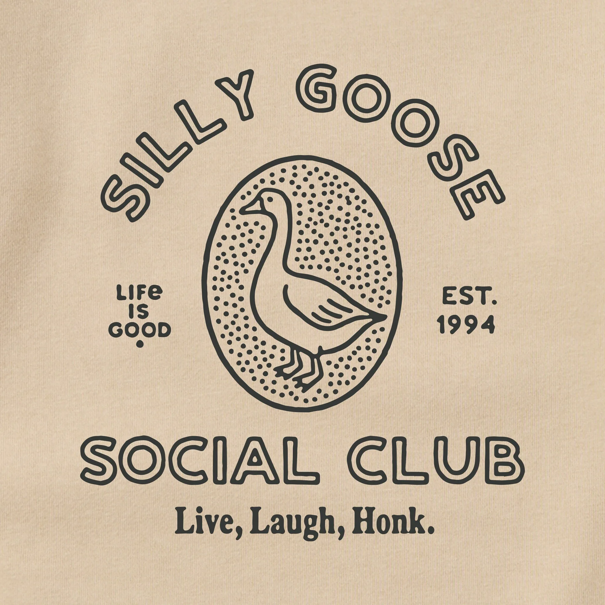 Adult Unisex Silly Goose Social Club Every Wear Crew Sweatshirt sold by Life is Good product image thumbnail 2