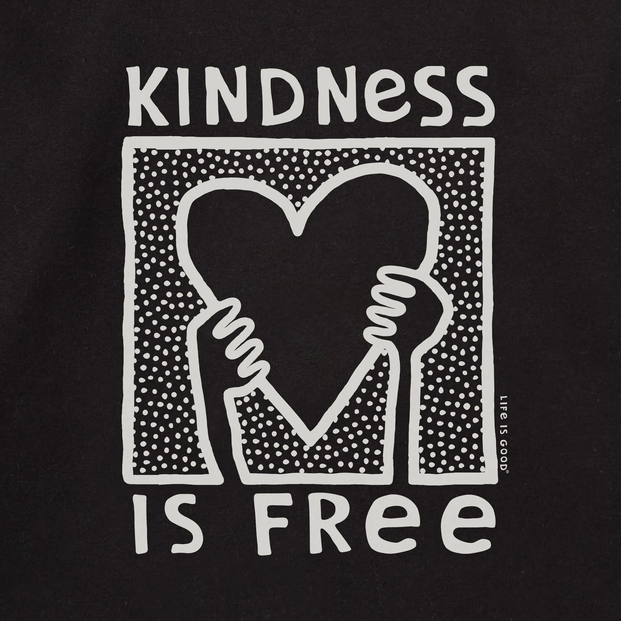 Adult Unisex Kindness is Free Heart Every Wear Crew Sweatshirt sold by Life is Good product image thumbnail 2