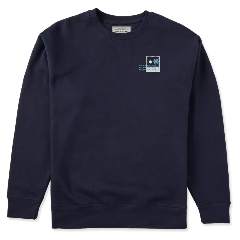 Adult Unisex Beach Stamp Every Wear Hoodie Sweatshirt sold by Life is Good